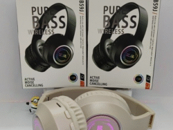 Auricular Vincha Bluetooth con Luces RGB QCJBL TURE B59J