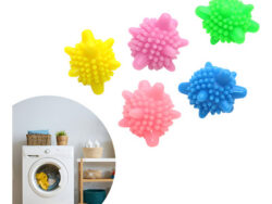 Bolas Mágicas De Silicona Para Lavarropas Lavado De Ropa X12