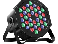 Luz Proton Par 36 Led Suono Alta Luminosidad Rgb Audioritmico Dmx