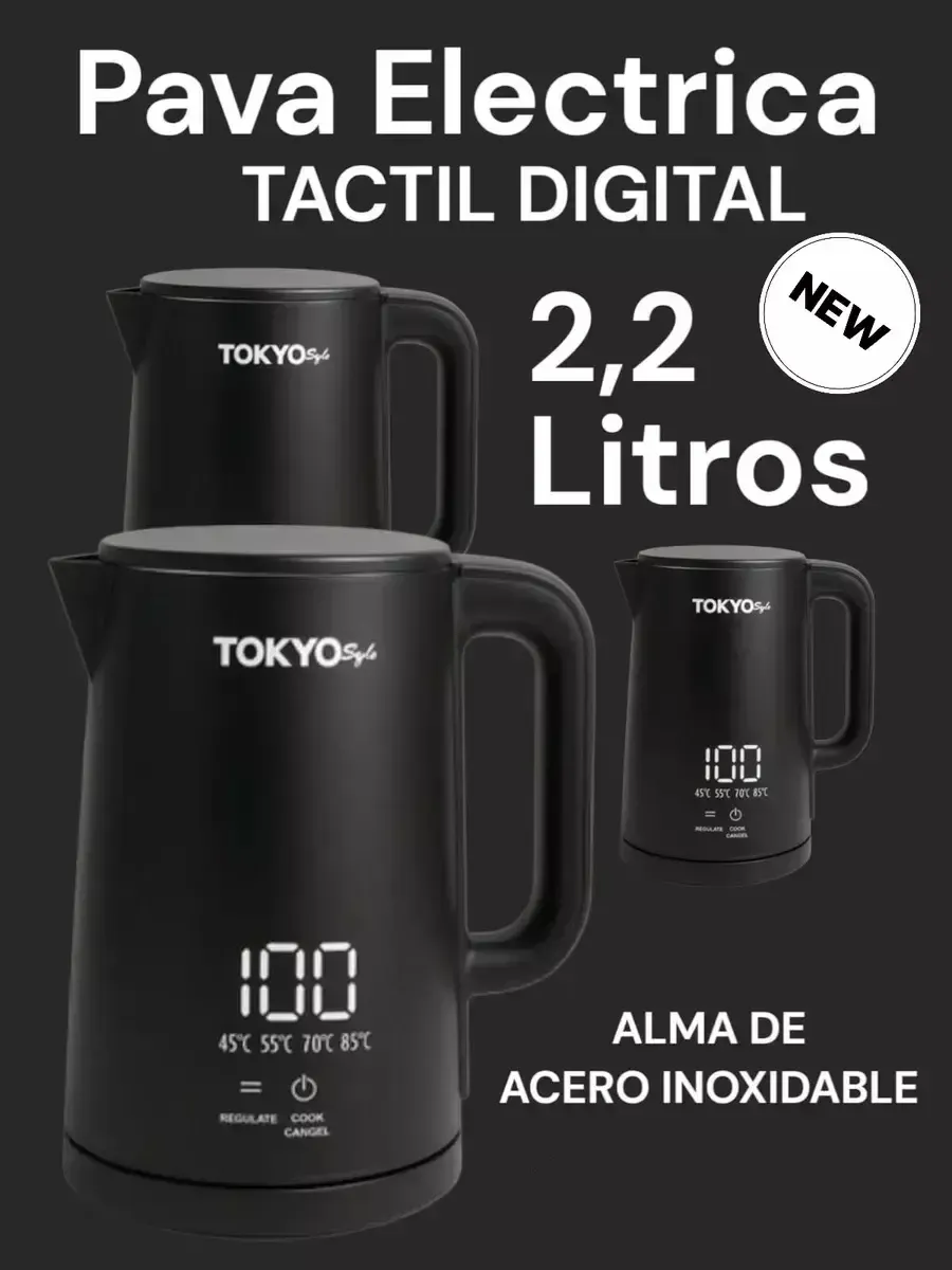 Pava Electrica Digital Tokyo Style 2.2l TOKYO-9 - Image 2