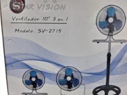 Ventilador 3 En 1 De 10 Pulgadas Star Visión Metallica S/DESCUENTO