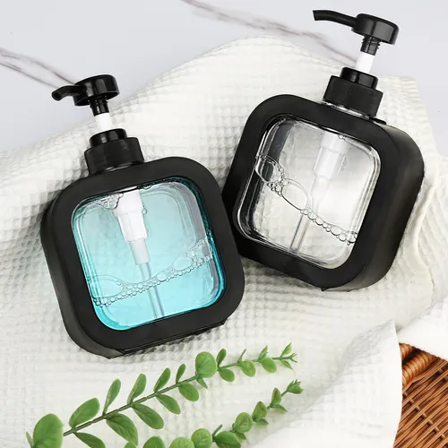 Dispenser Jabon Liquido Detergente Transparente 500 Ml - Image 3