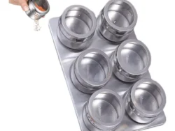 Juego de especieros 6 piezas Acero Inoxidable