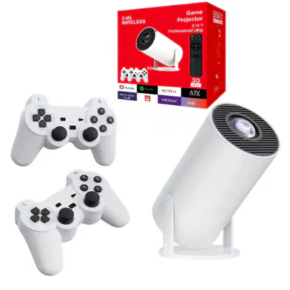 Proyector de consola retro de juegos profesional 2 en 1