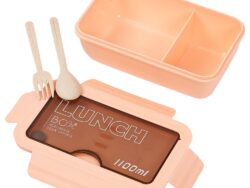 Vianda Lunch Box Con Cubiertos 1100ml Practico