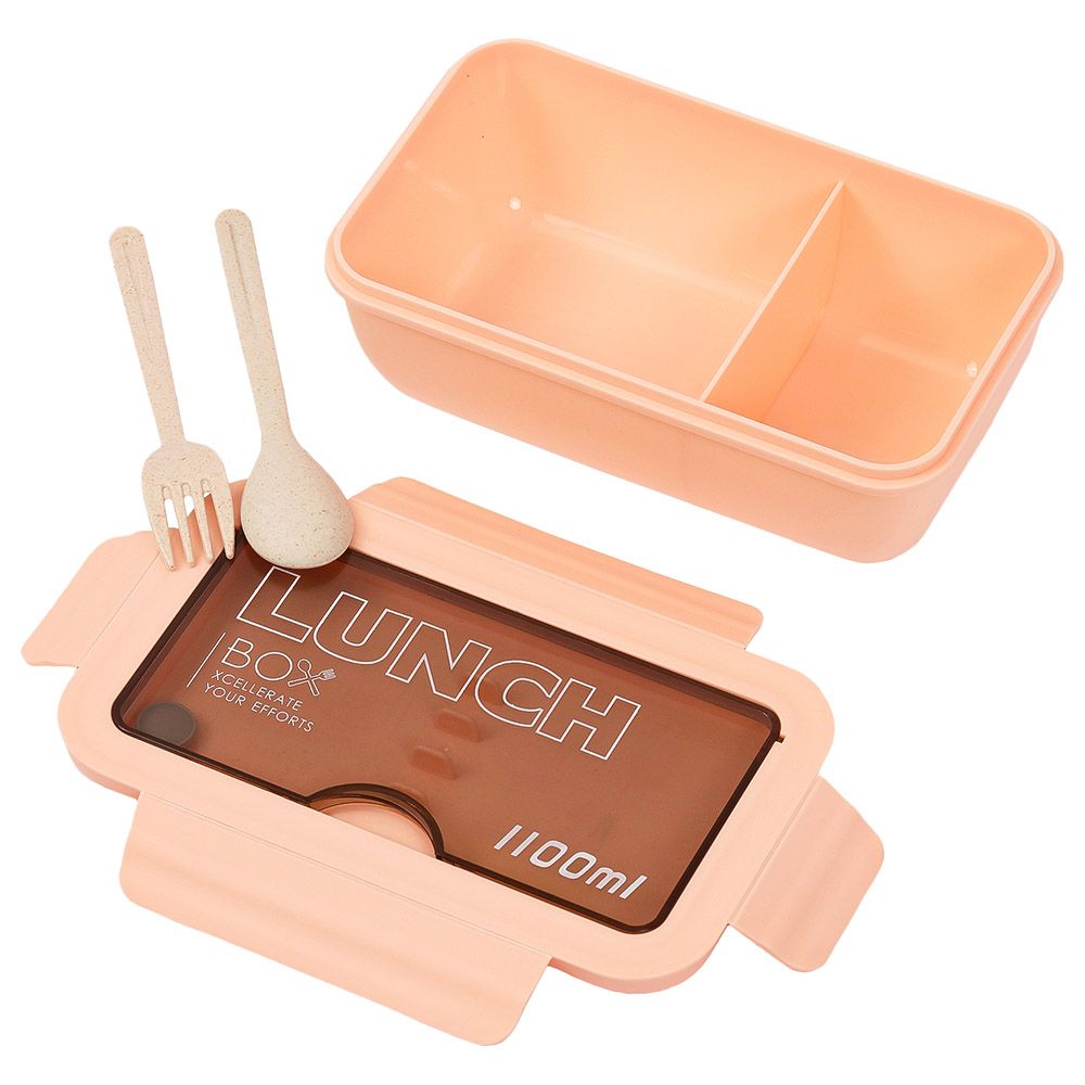 Vianda Lunch Box Con Cubiertos 1100ml Practico