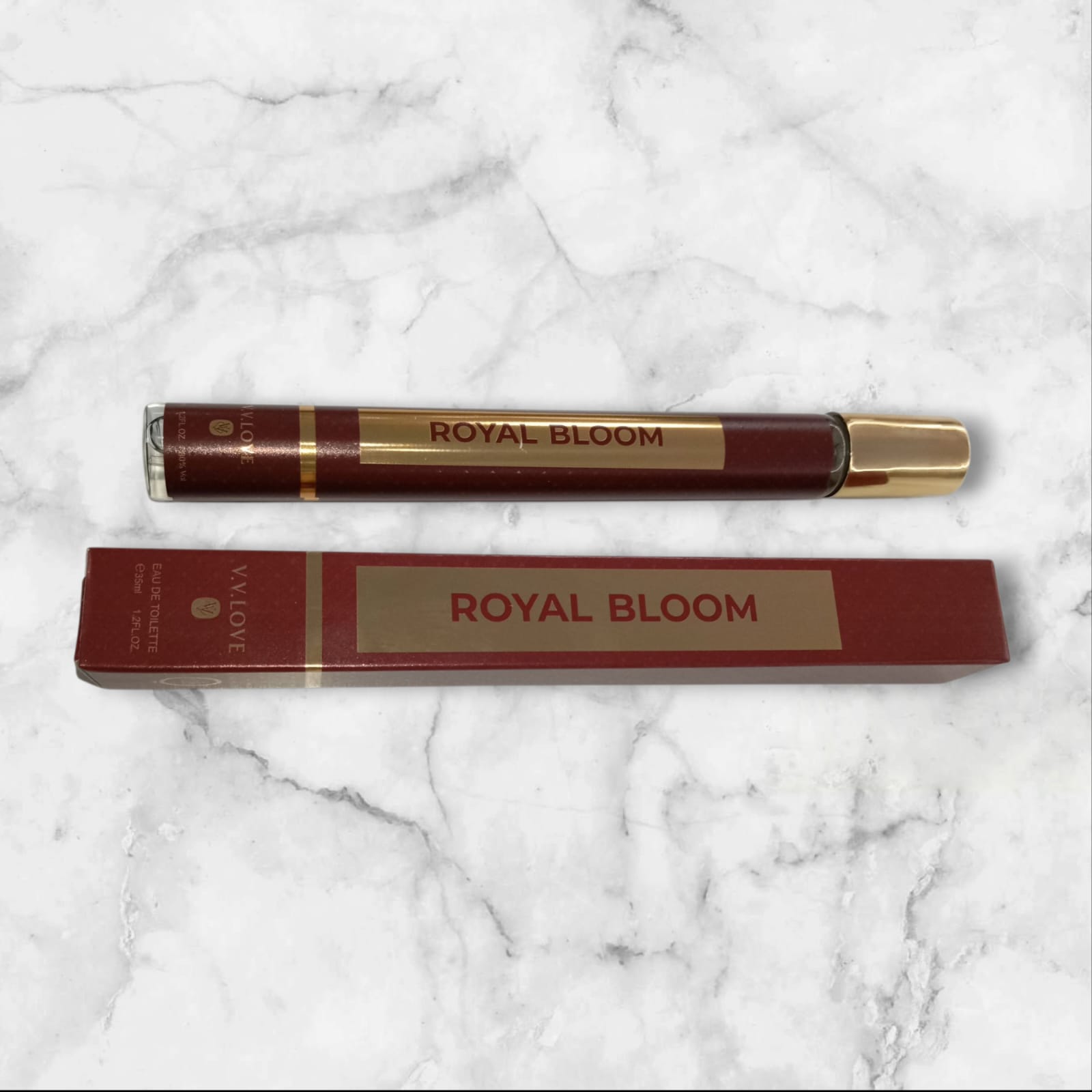 Mini Perfume Royal Bloom V.V.LOVE Eau de Toilette 35ml Tubo