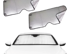 PARASOL PARA AUTO CORTINA PLATEADO X1 60X130CM X1