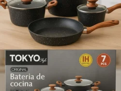 Bateria de Cocina TOKYO Style 7 Piezas Premium