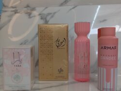 Combo 3 Perfume Ameerati + Body Splash + Crema + Desodorante