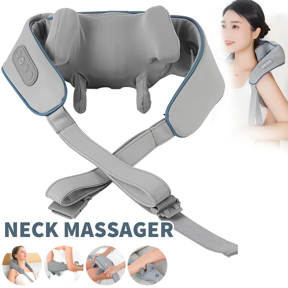 Masajeador de cuello y hombros Caja Roja MJ-0222 - Image 6