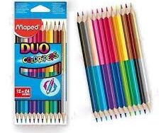 Lapices de colores Duo Color'peps 12x24