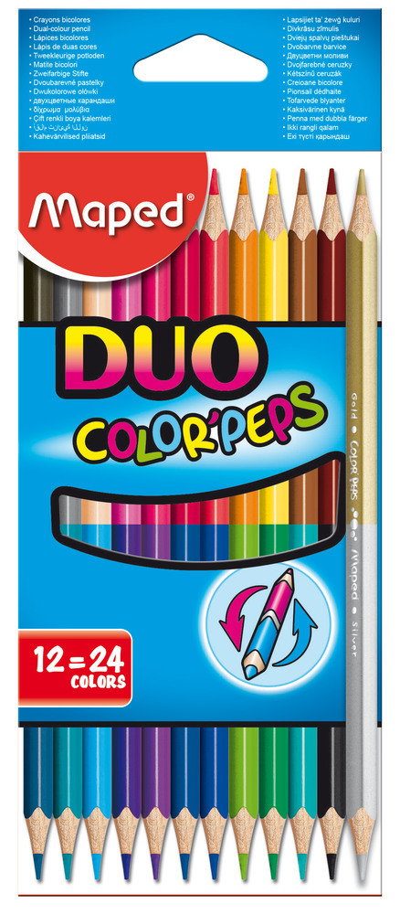 Lapices de colores Duo Color'peps 12x24 - Image 2