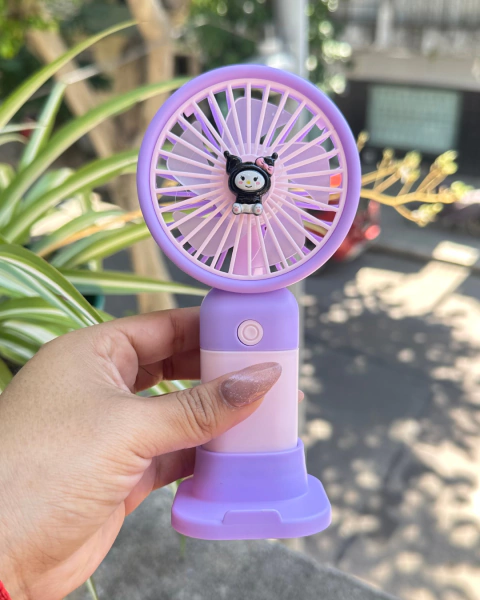 Mini Ventilador Portatil De Mano Fan Series Diseños Cartoon - Image 3