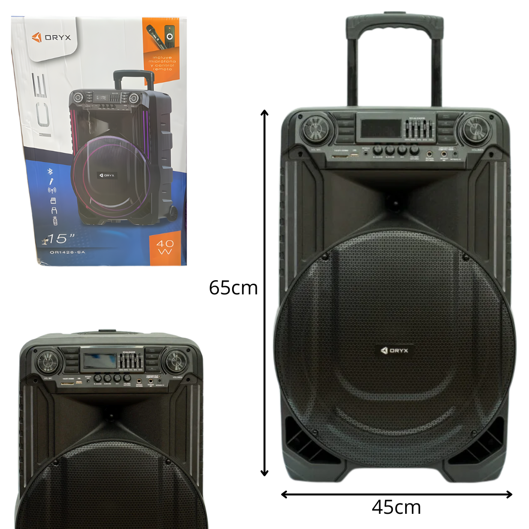 Parlante Oryx 15" ORYX ICE OR1426 400w - Image 3