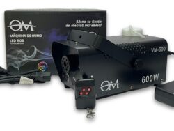 Maquina De Humo OM Con luces Led 600w VM-600