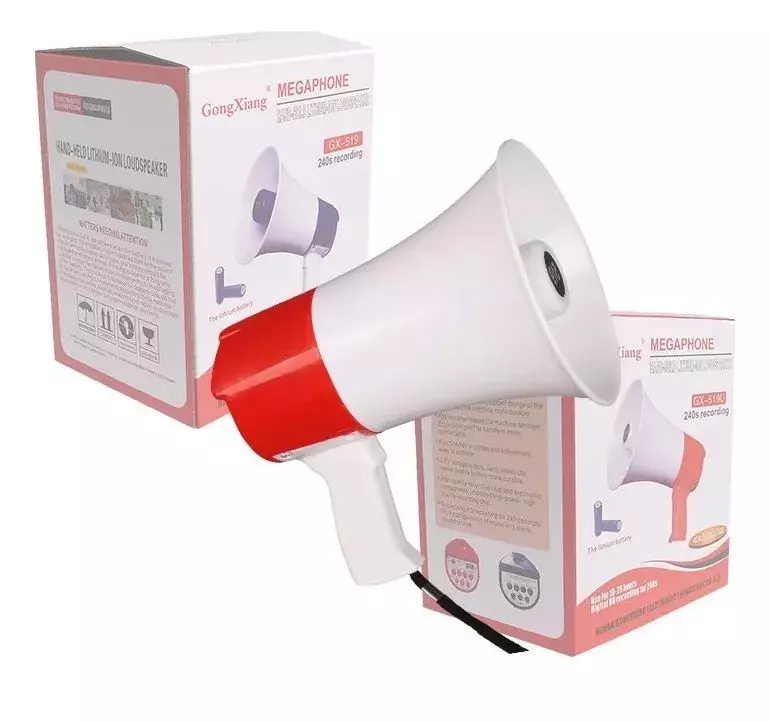 Mini Megafono Con Bateria y Recargable JS-P121 - Image 2