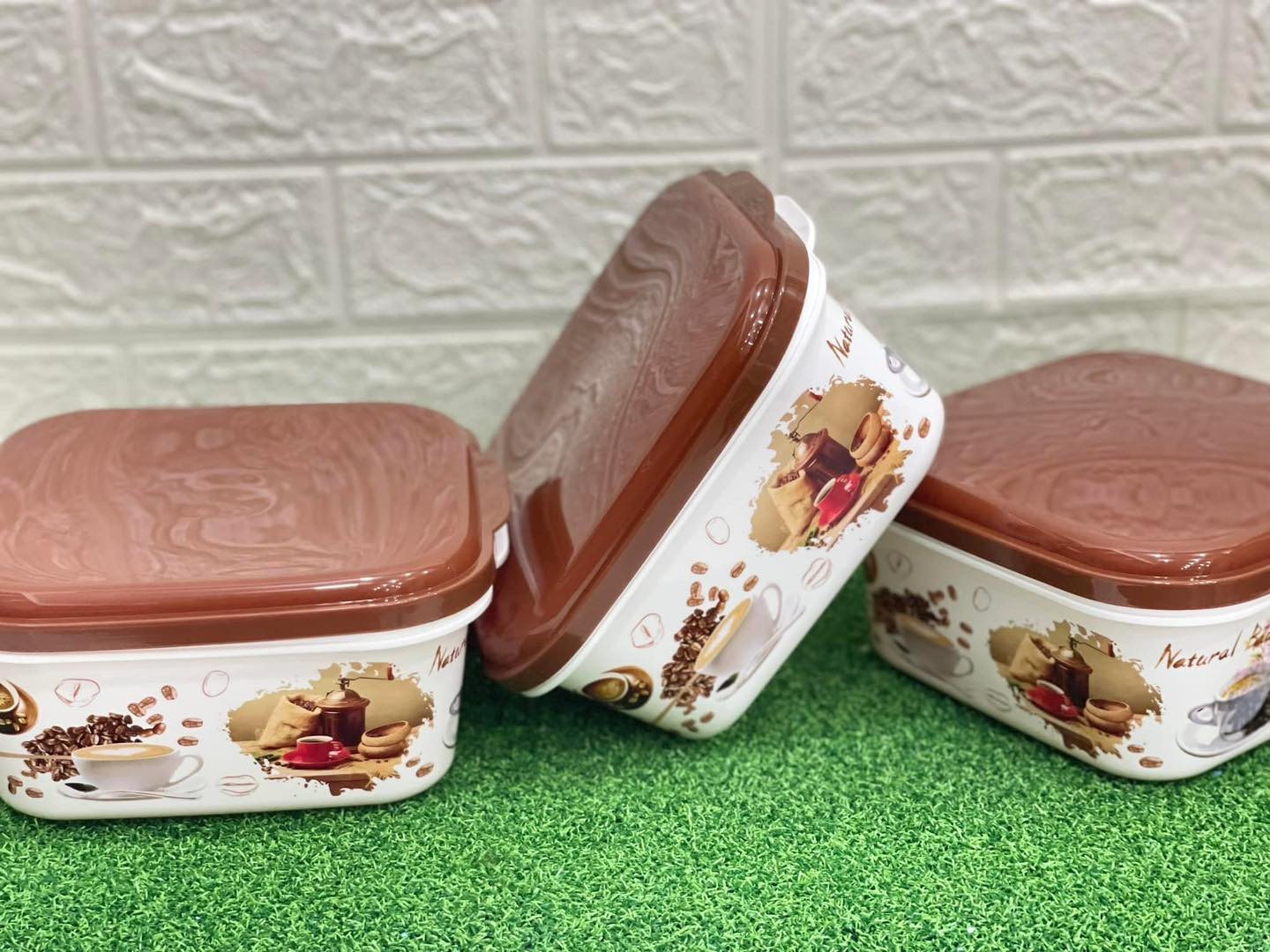 Tupper Tapa Marron JS-7277 18x12x6cm OSR - Image 3