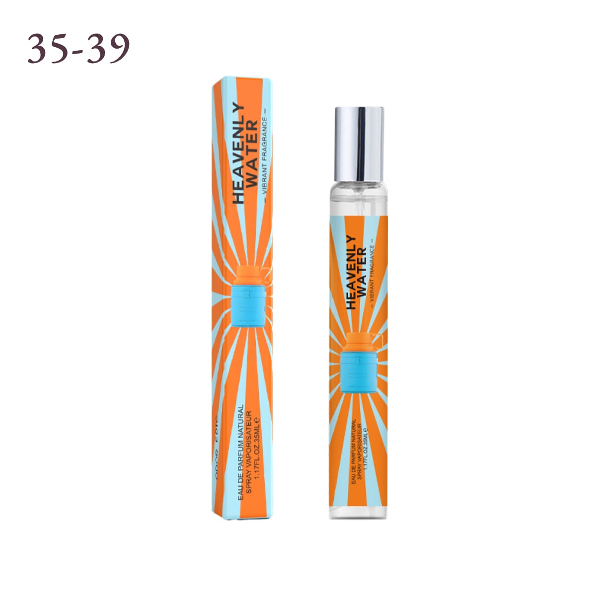 Mini Perfume Mandarine Sky Heavenly Water 35ml Tubo
