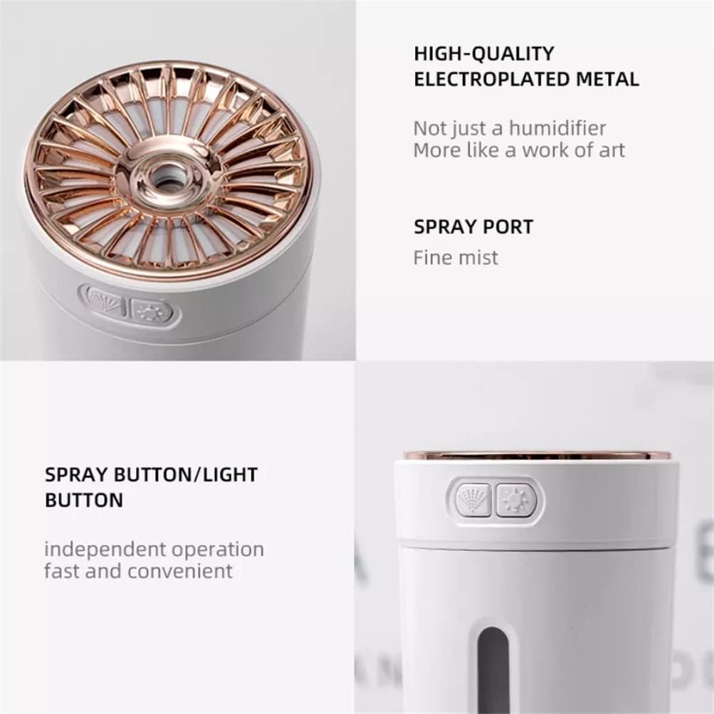 Humidificador de aire USB de 300 ml Caja Blanca y Verde - Image 3