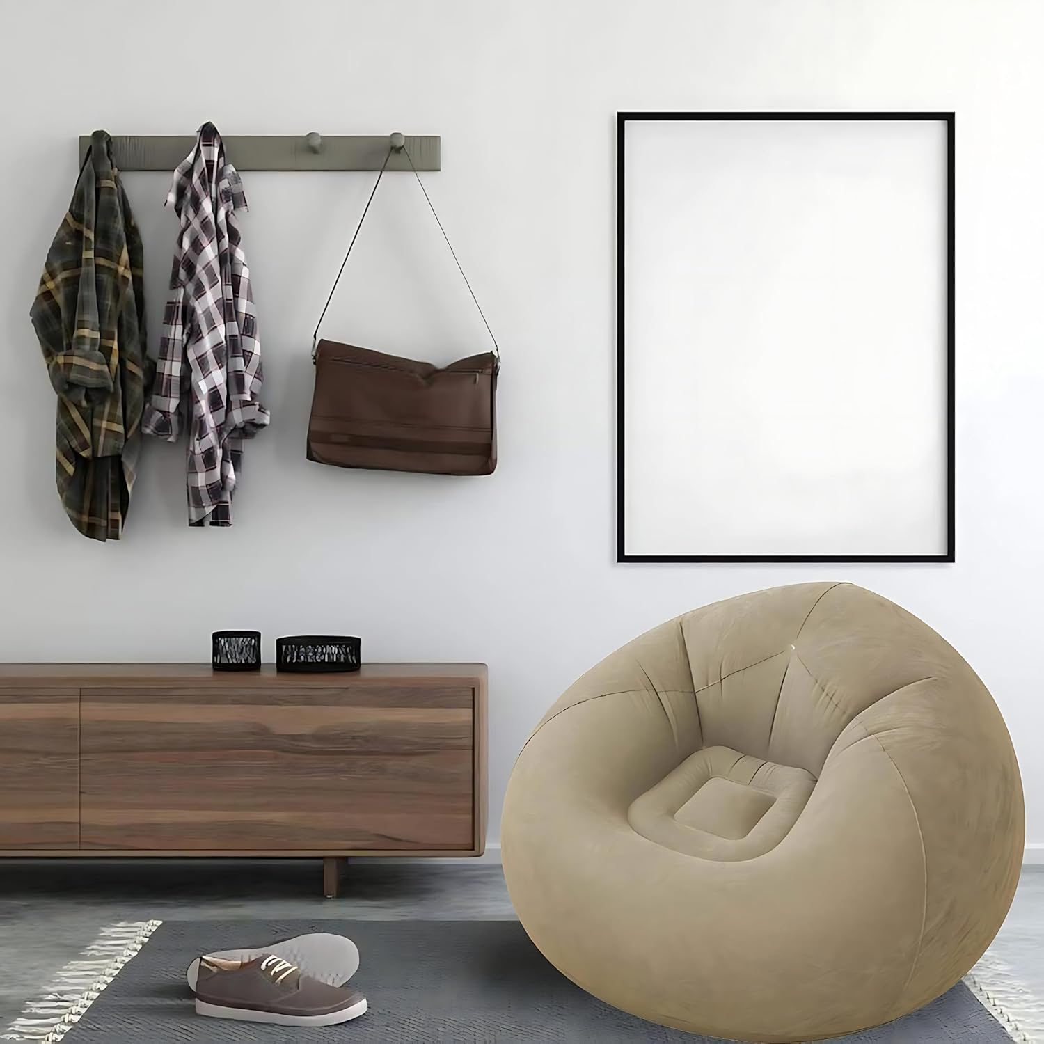 Sillon inflable individual de 110 x 110 x 85 cm JK-1208 - Image 4