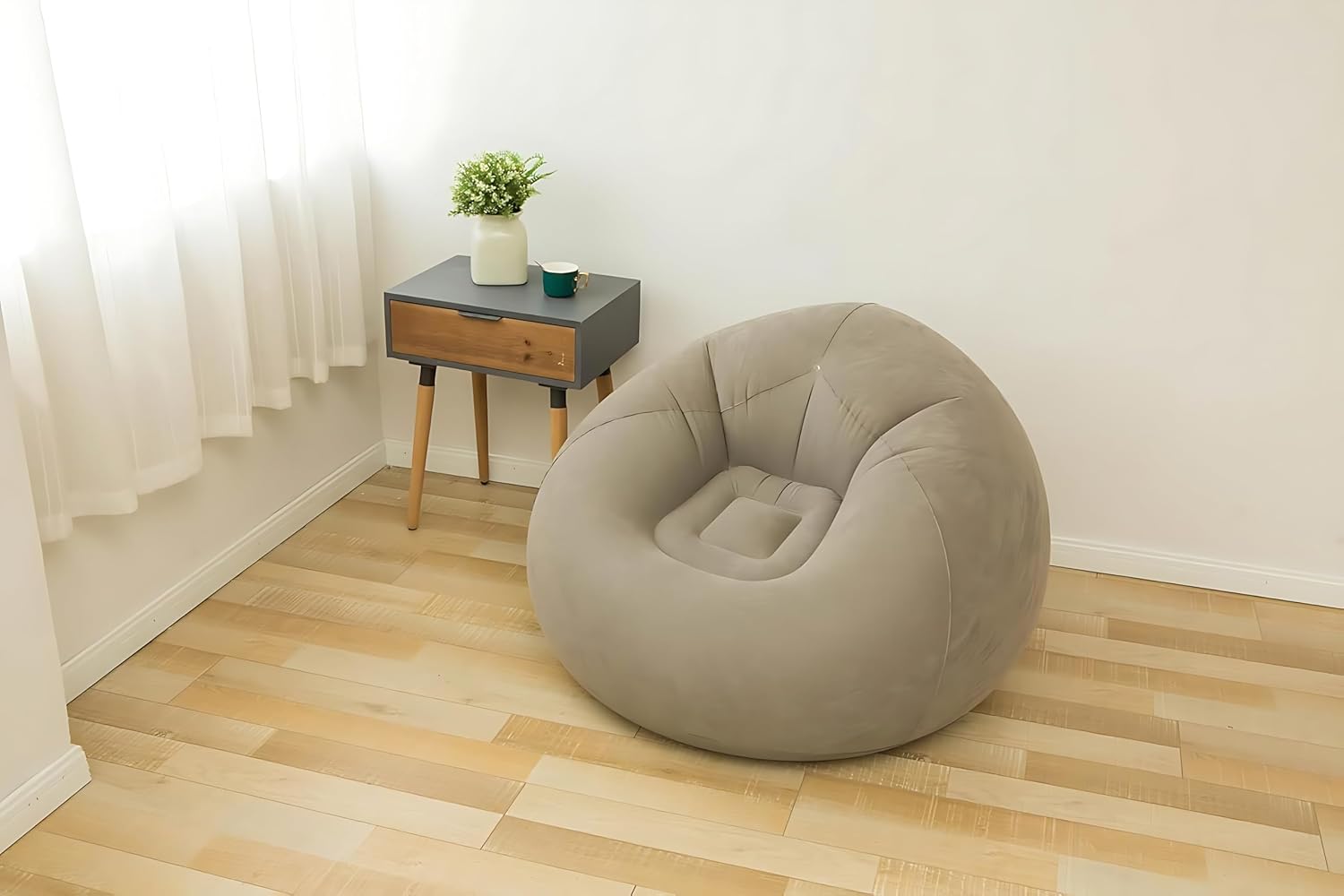 Sillon inflable individual de 110 x 110 x 85 cm JK-1208 - Image 3
