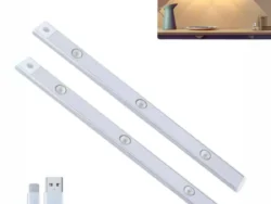 Barra Led 50cm Usb Con Sensor Movimiento Recargable
