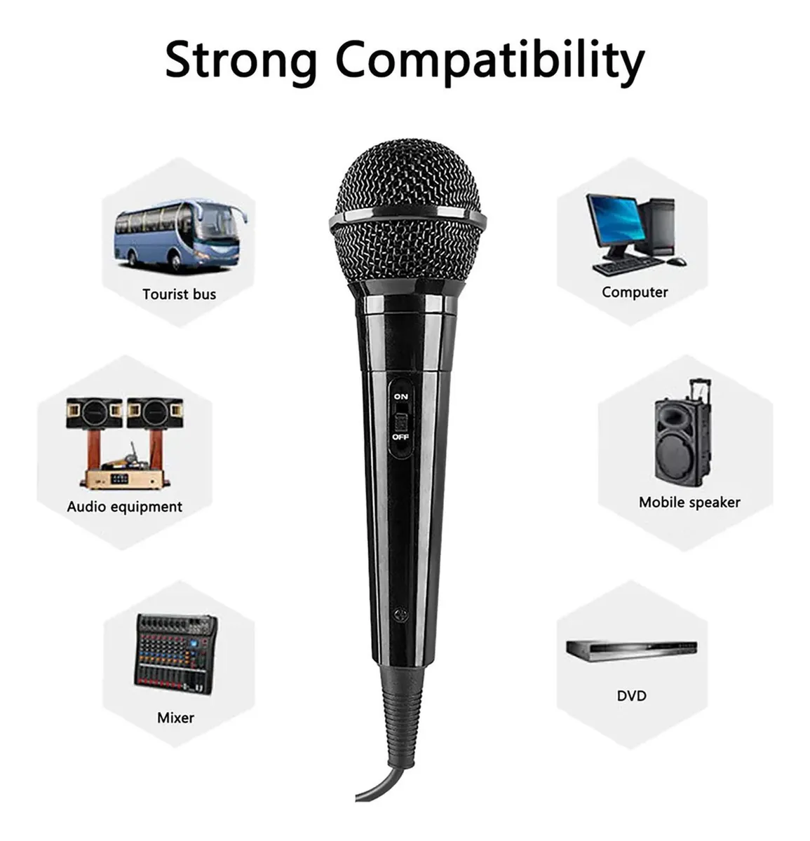 Microfono Con Cable HI-FI Profesinal JS-P119 - Image 2
