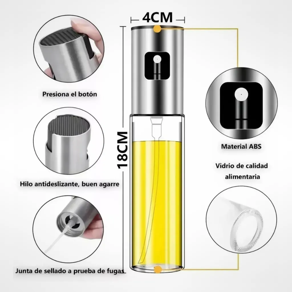 Rociador De Aceite Gadnic Spray Melech-10 - Image 3