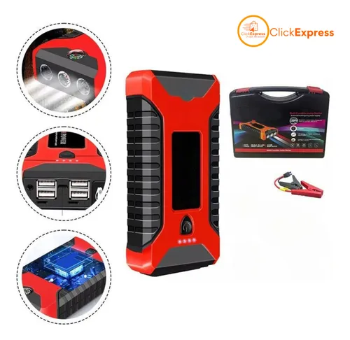 Arrancador De Autos Y Compresor Con linterna Melech-75 - Image 2