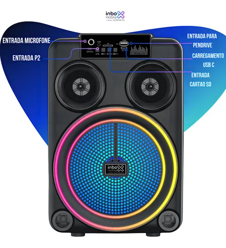 Parlante Quake Onica 8 Pulgadas OA-AD008 Con Microfono - Image 2