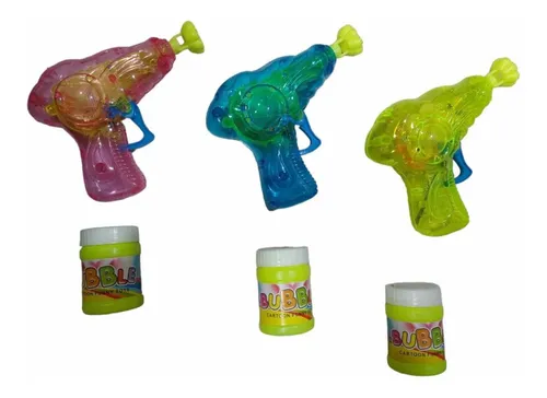 Mini Pistola Burbujero a Pila Con Luz y Burbuja 510147 - Image 2