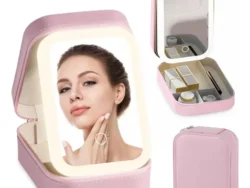 Estuche Maquillaje Espejo Neceser De Maquillaje Con Espejo LED Tokyo Style