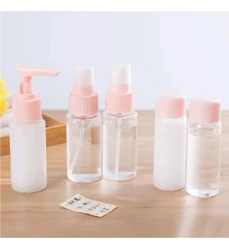 Set De 5 Frascos Neceser Kit De Viaje 370 - Image 3