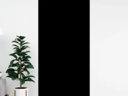 Vinilo Símil Mármol Negro Liso Autoadhesivo 40cm X 80cm BR020L-40