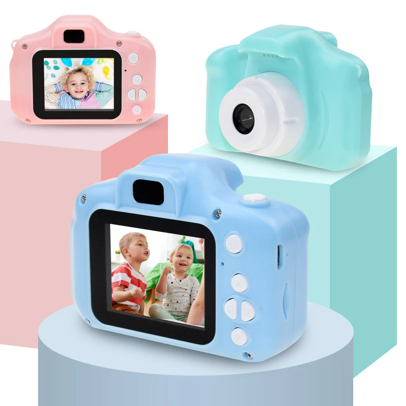 Mini Cámara digital para niños caja blanco