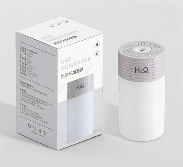 Humidificador DIFUSOR USB Con Luz H20 300ml LA-0625 - Image 2