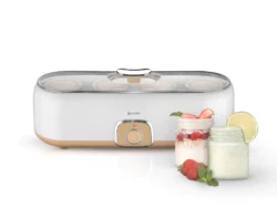 Yogurtera Eléctrica 720 ml 4 Vasos de Vidrio Suono HOG0342