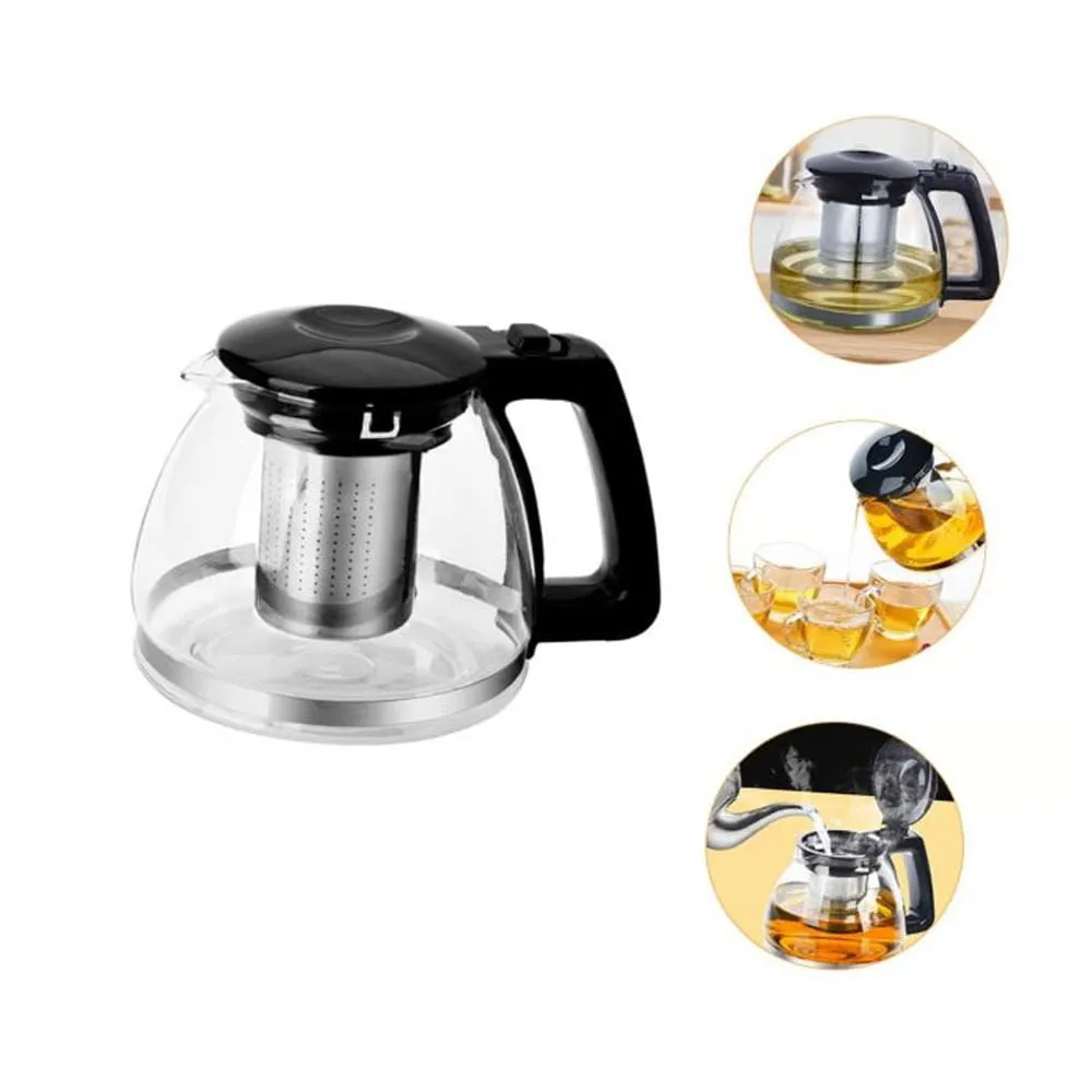 Tetera infusora de 1 litro con 4 tazas de acero inoxidable TEA-001 - Image 9