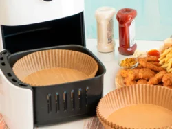 Moldes Redondos Descartables Para Freidora De Aire Melech-392