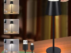 Lampara Led De Mesa Recargable Tactil JK-P236