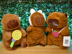 Peluches De Capibara Diseños Surtidos 21cm 22cm