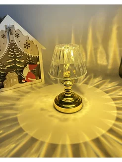 Lampara De Mesa Acrilica Caja Blanca A Pilas AAA 8514 - Image 4