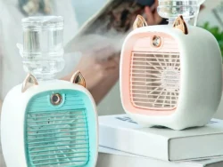 Ventilador Portatil De Gatito JS-0728F Con Usb