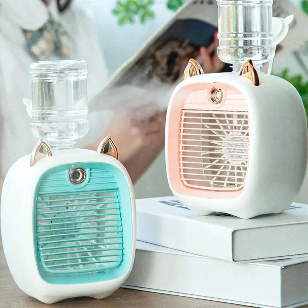 Ventilador Portatil De Gatito JS-0728F Con Usb