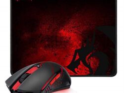 Mouse Gamer Inalámbrico 2400 DPI +Mouse Pad Redragon M601WL-BA