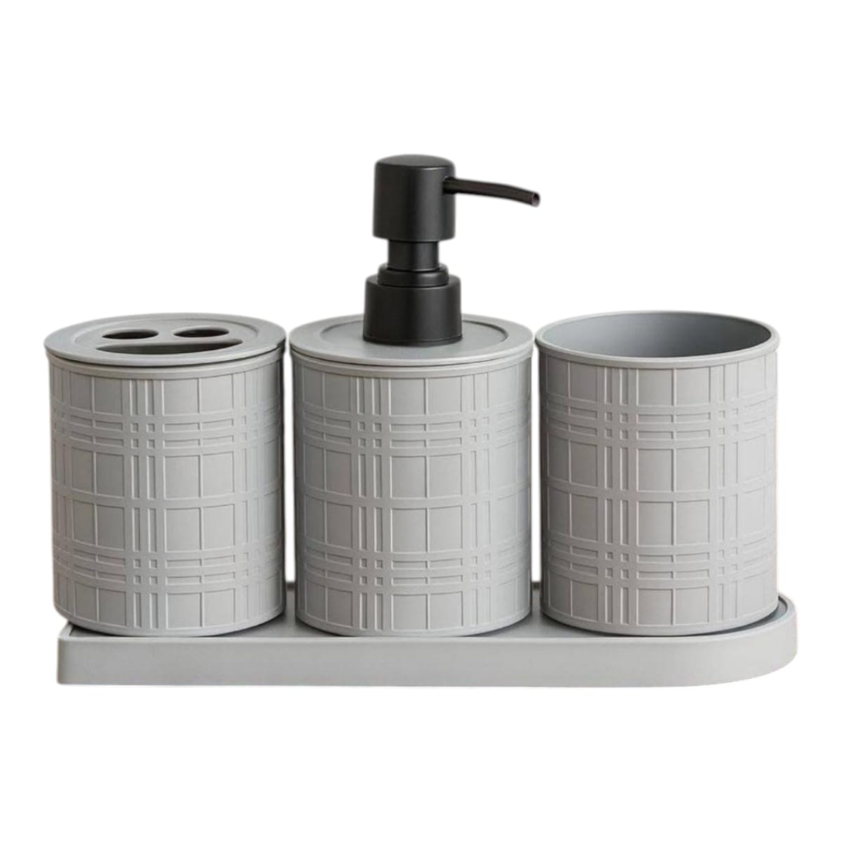 Set De Baño De Plastico Toilet Set x3