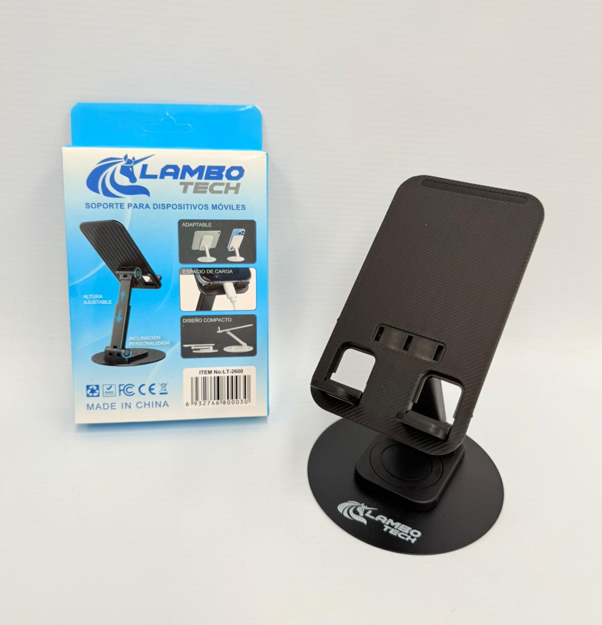 Soporte Para Celular Lambo Tech LT-2600 Ajustable Para Mesa