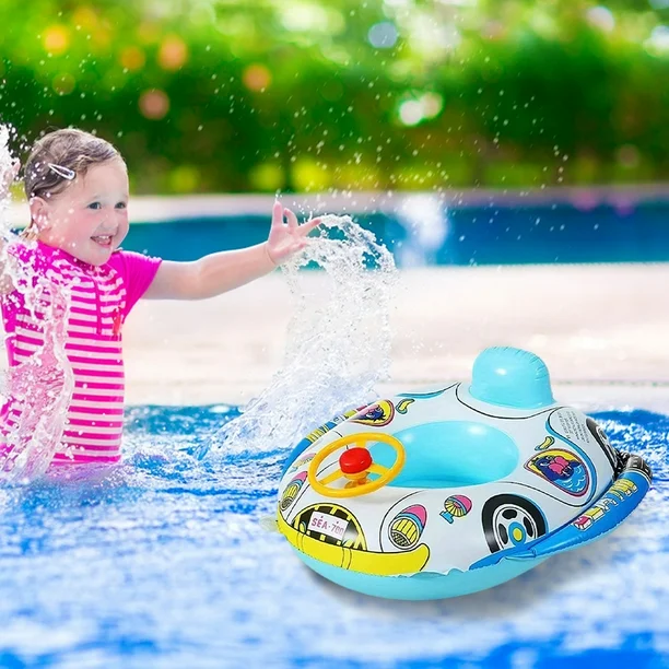 Flotador Para Pileta 3 a 5 Años Auto Carrera INFA002 - Image 4