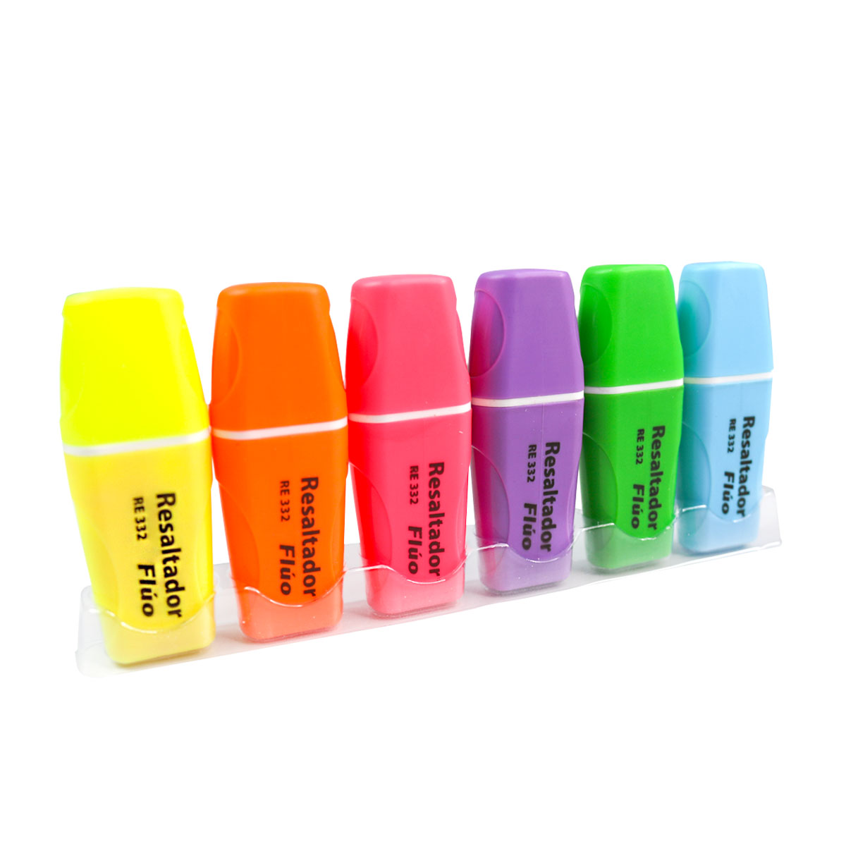 Pack Resaltador Odemei M6210 Mini Fluo X6 Neon